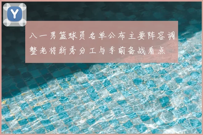 八一男篮球员名单公布主要阵容调整老将新秀分工与季前备战看点